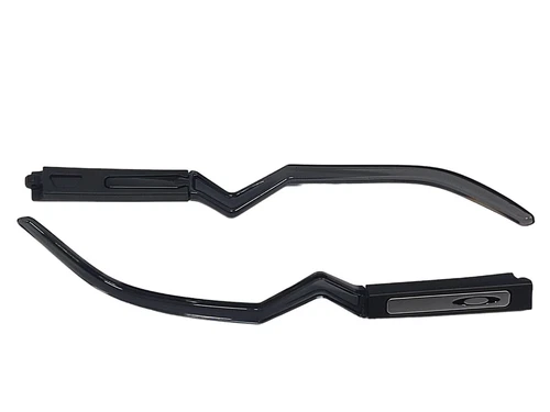 Oakley 9242 HSTN Replacement Temples Matte Carbon Gray Clear