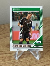 Santiago Gimenez 2024-25 Panini Donruss Soccer FIFA #40 Mexico Bronze Foil SP