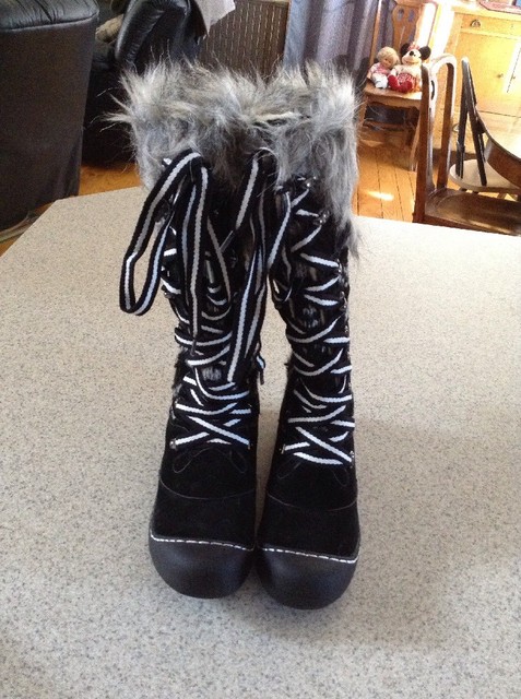 womens tall lace up winter boots