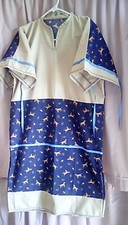NATIVE AMERICAN RIBBON DRESS girls size 10/12