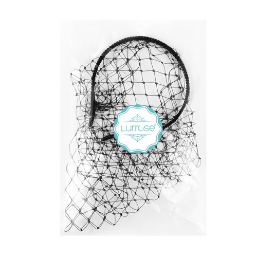 Vintage Hair Accessory Mesh Headband Veil Bride Headdress Woman Hoop - Picture 9 of 10