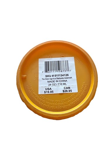 Starbucks 2022 Naranja Mango Joya Rejilla Gradiente 24oz Venti Vaso Frío - Imagen 7 de 7
