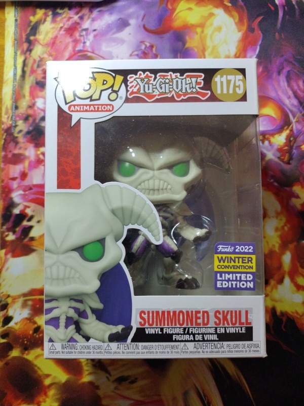 Funko Pop Animation! Yugioh #1175 SUMMONED SKULL '22 Winter Convention Ltd Ed 