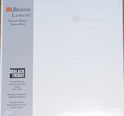 Ultravox - Lament (Steven Wilson Stereo Mix) *RSD Black Friday 40th Anniversary