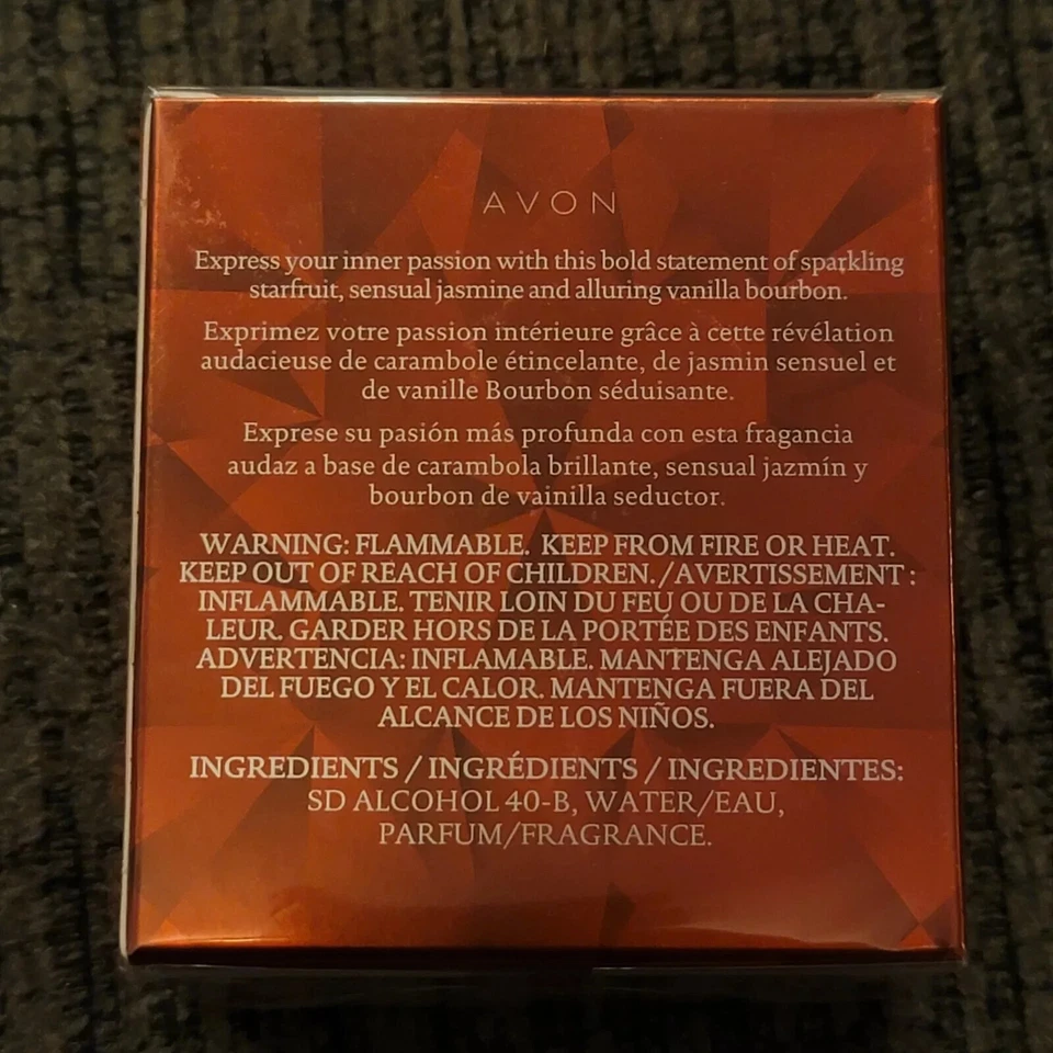 Avon PASSION EDP Perfume Spray 1.7oz Tamaño Completo ~ CAJA SELLADA ~ ¡ENVÍO AL DÍA SIGUIENTE! Foto 3 de 4