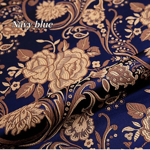 Peony Jacquard Brocade Fabric Damask Silk Upholstery Furnishing By Metre - Picture 16 of 20