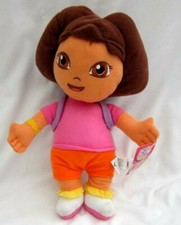 Dora the Explorer 12" Plush Doll Wearing Mr. Backpack Soft Stuffed Plush Toy-NEW