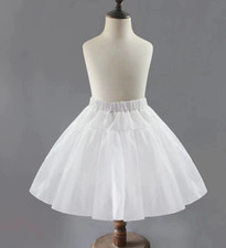 Flower Girl Crinoline Kid Girls UNDERSKIRT Wedding Dress Skirt Support Child Age