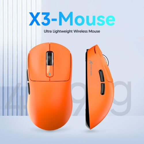 ATTACK SHARK X3 49g SUPERLIGHT BT/2.4G Wireless/Wired Gaming Mouse,26000DPI G502 - Picture 25 of 93