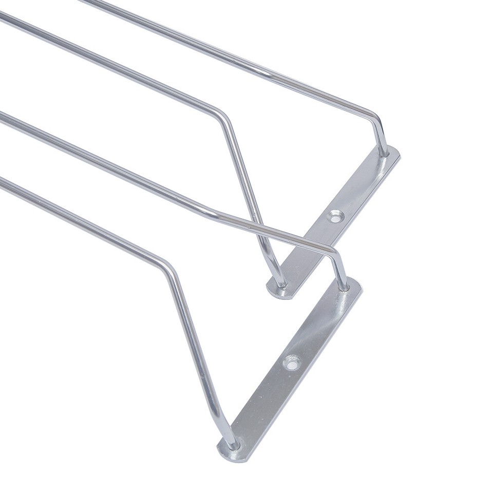 Modern Wine Rack Wall Mounted Bottle Glass Storage Holder Shelf Home