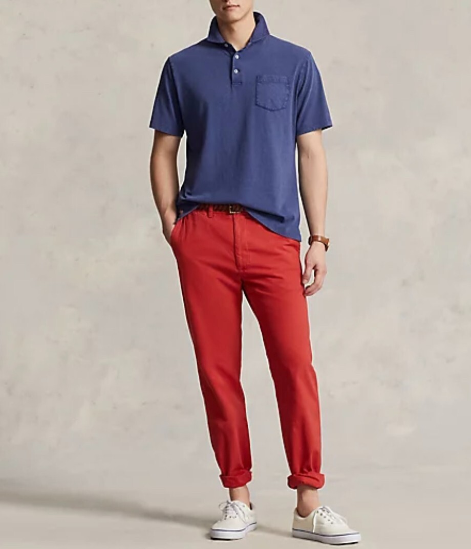 Polo Ralph Lauren Men's Salinger Straight Fit Chino Pant Red SZ