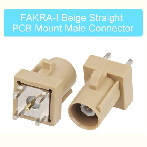1pc Fakra Male Plug A/B/C/D/E/F/G/H/I/K/M/L/Z RF Connector Straight PCB Mount - Picture 13 of 17