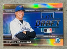 2022 Bowman Chrome Baseball #BDN-8 Brandon Barriera /250 Refractor Draft Night
