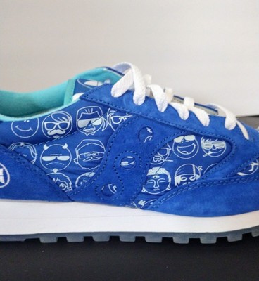 Saucony X Babochka Jazz Original Blue Suede S70151-1 Men\'s Sizes 9 & 11 US NEW Saucony X Babochka Jazz Original Blue Suede Sz 11 S70151-1  main image 3