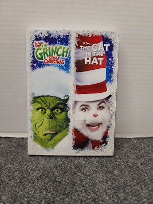 Dr. Seuss' How The Grinch Stole Christmas / The Cat In The Hat DVD  NEW