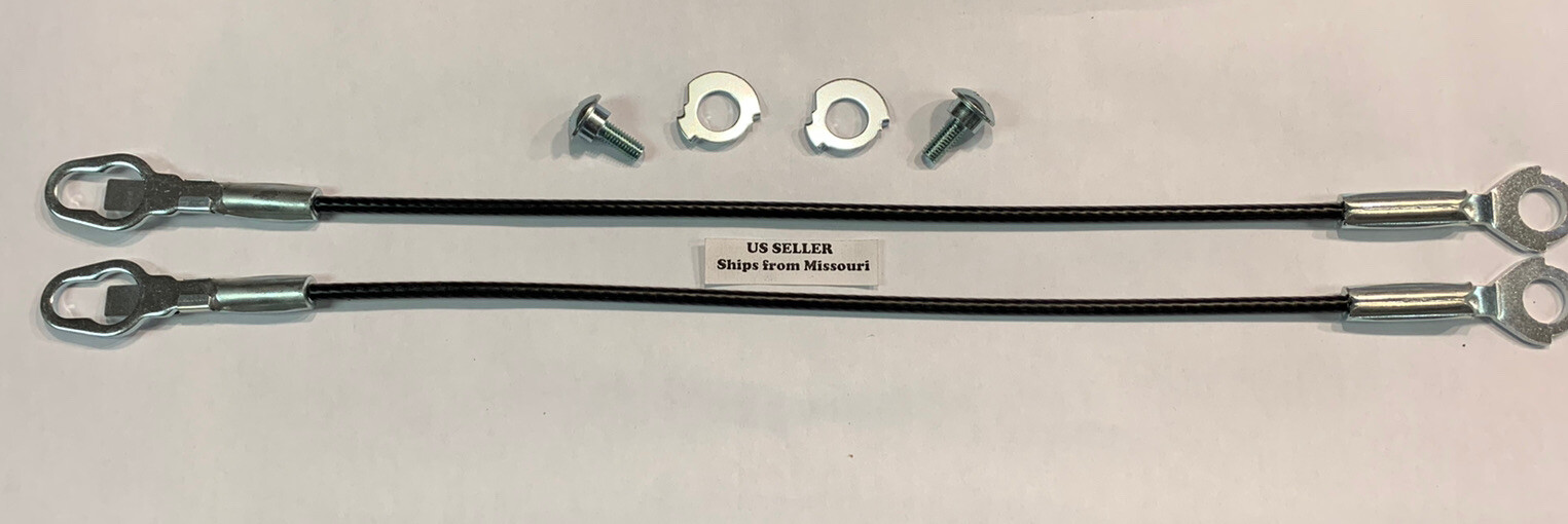 1983 1996 Ford F150 F100 Tailgate Straps Cables Pair NEW L/R W