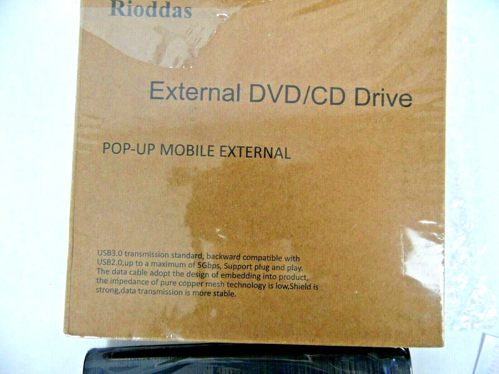 * NEW Sealed* Rioddas CD/DVD +/RW External Drive Compatible with