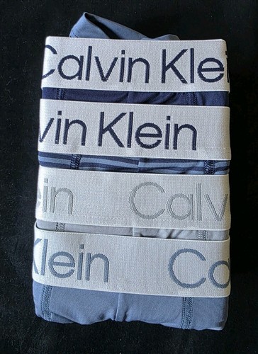 CALVIN KLEIN MICROFIBER STRETCH 4-PACK TRUNKS MENS UNDERWEAR SZ L #NP27420-NWT - Picture 8 of 9