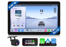 Eonon SD1X6S Android 10.95" 2K Single DIN Car Radio Head Unit CarPlay 4G Sat Nav