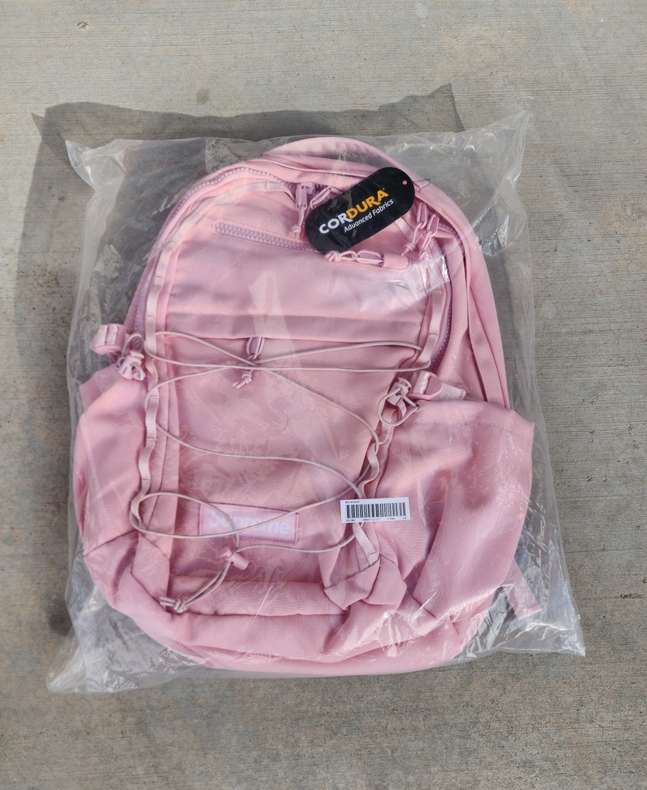Supreme Light Pink Backpack SS25 Box Logo BOGO Cordura New water resistant 💓💝