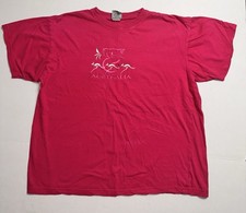 Vintage Australia Women Size Large Pink Short Sleeve T-Shirt Koala Bear Kangaroo