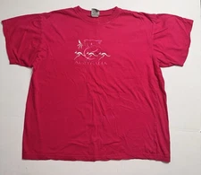 Vintage Australia Women Size Large Pink Short Sleeve T-Shirt Koala Bear Kangaroo