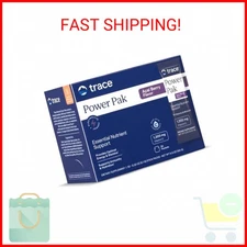 Trace Minerals | Power Pak Electrolyte Powder Packets | 1200 mg Vitamin C, Zinc,