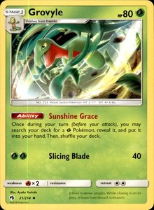 Grovyle 21/214 Lost Thunder Uncommon