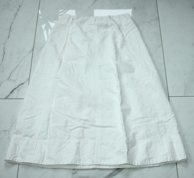 Marc O' Polo Damen Midi Rock Ecru weiß Gr. 32 Baumwolle top mit Reißverschluss!