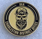 Drug Enforcement Administration Charleston District DEA Narcotic Police Coin — photo 1
