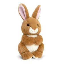 Keel Toys Keeleco Rabbit 19cm Soft Toy Brown Bunny
