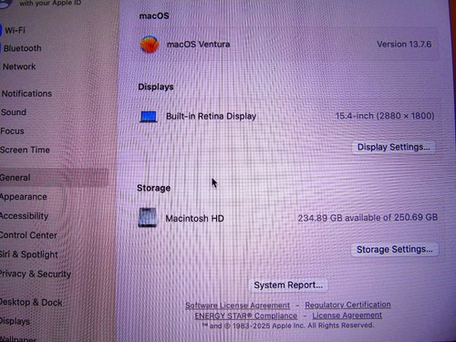 APPLE MACBOOK PRO RETINA 15-INCH CORE-I7 TOUCH MID-2017 A1707 - Afbeelding 7 van 8