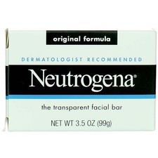 6 Pack Neutrogena The Transparent Original Formula Facial Bar, 3.5 oz
