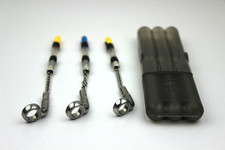 Korda Stow Bobbins Set x3 with Connectors  / Case / Used