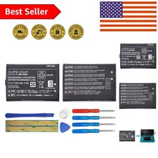 High-Capacity 1300mAh CTR-003 Battery Compatible with 3DS 2DS XL - Tool Included
