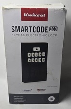 Kwikset SmartCode 260 Electronic Keypad Deadbolt Lock Matte Black SmartKey New