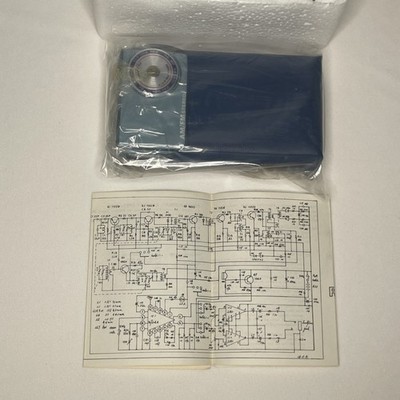 1980 s Hanimex Am/Fm Stereo Receiver & Stereo Headphones & Carry Case Sealed NDS
