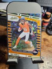 2025 Absolute Football #178 Troy Franklin /299 (RC) Orange Mosaic Color Match