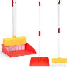 Kids Cleaning Toy Set Toddlers Broom Dust Pan Set for Housekeeping Pretend Play
