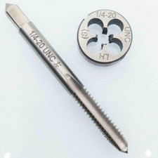 1set HSS 1/4-20 UNC Tap Left Hand 1/4-20 UNC Die Left Hand Threading Tools