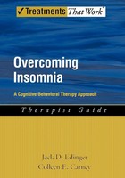Jack D. Edinger (U. A.) | Overcoming Insomnia Therapist Guide | Taschenbuch