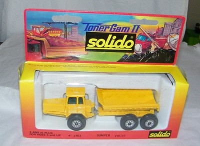 Solido GAM TONER II  Dameur Volvo No. 3103 Dump Truck Diecast Vintage Dumper NEW