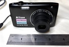 Nikon Coolpix S3100 14MP HD Digital Compact Camera. Like New.