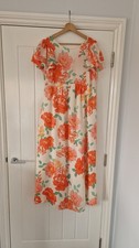 Dorothy Perkins Maternity Ruffle Sleeves Summer Dress UK12