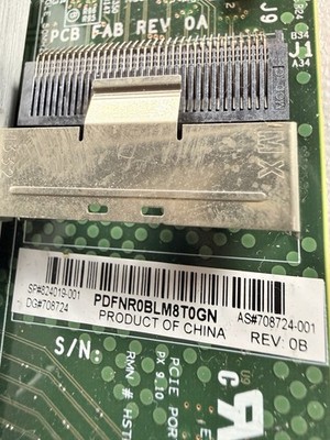 PCIe x16 HPE Express Bay Bridge Board SP#824019-001 Scsi-E Adapter