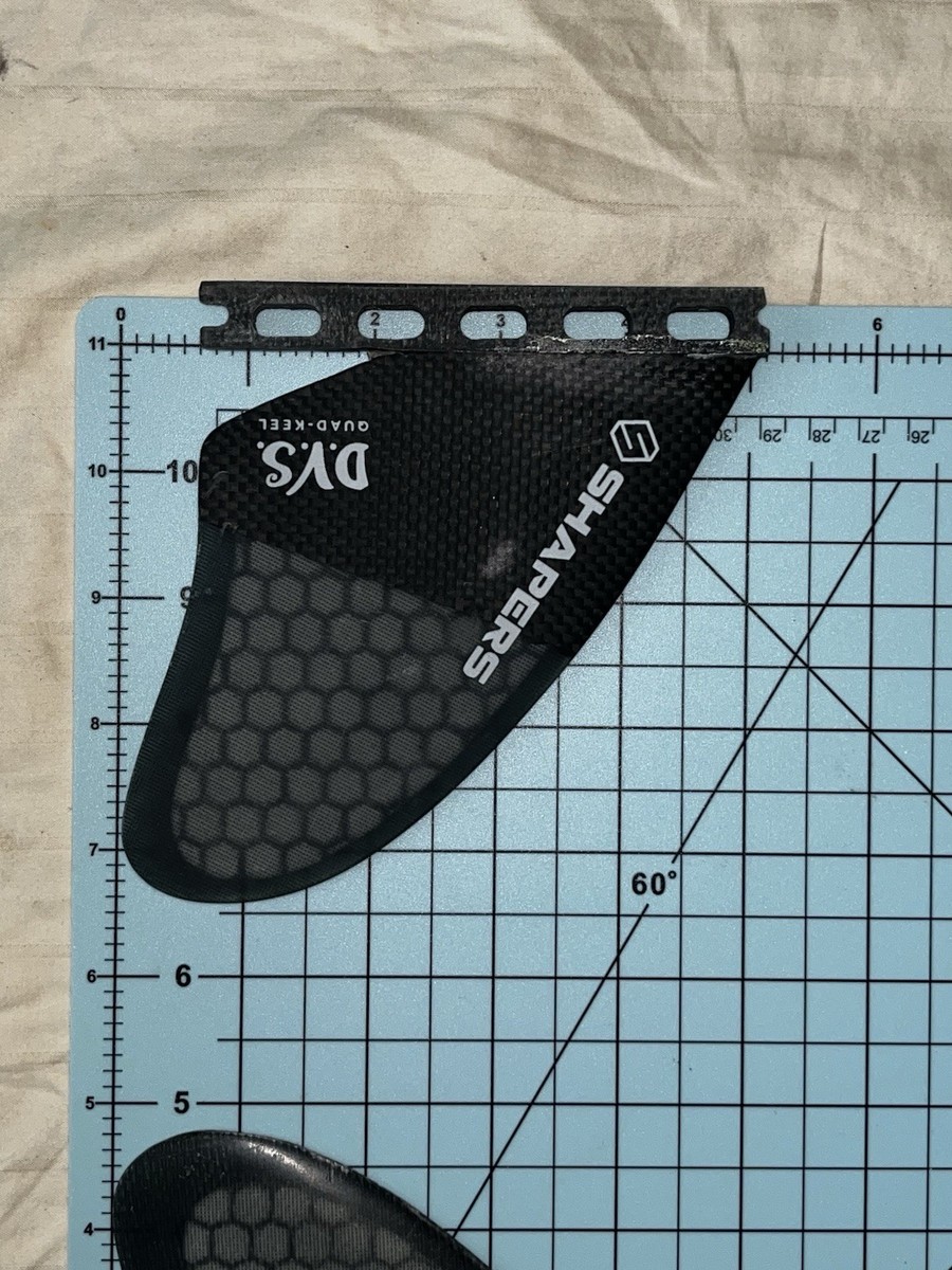 Shapers DVS Quad Keel Fin Set Surfboard Fins Futures Future Base