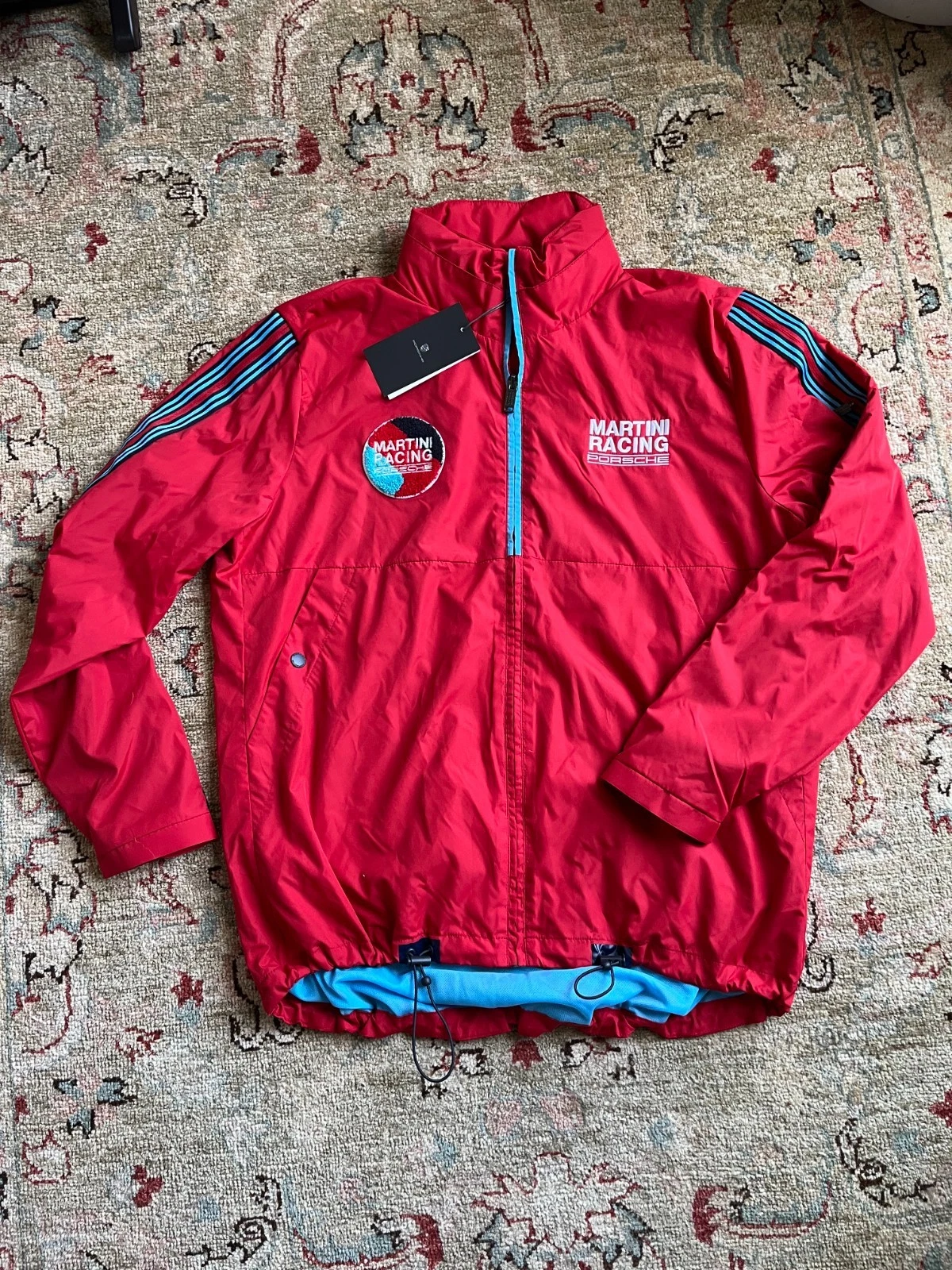 Porsche Martini Racing Jacket Red Size US L with Tags, windbreaker image 1