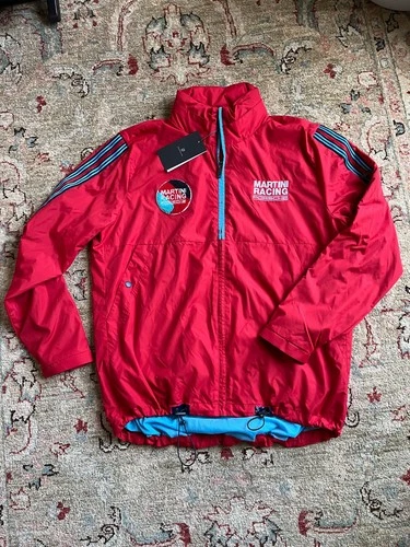 Porsche Martini Racing Jacket Red Size US L with Tags, windbreaker video thumbnail