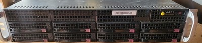 Supermicro CSE-825 2U servergehäuse Chassis 8x 3.5'' BPN-SAS825TQ PWS563-1H10