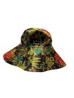 Sloggers Wo's Black Floral Bucket Hat Midsummer Reversible UPF 50+ — photo 1